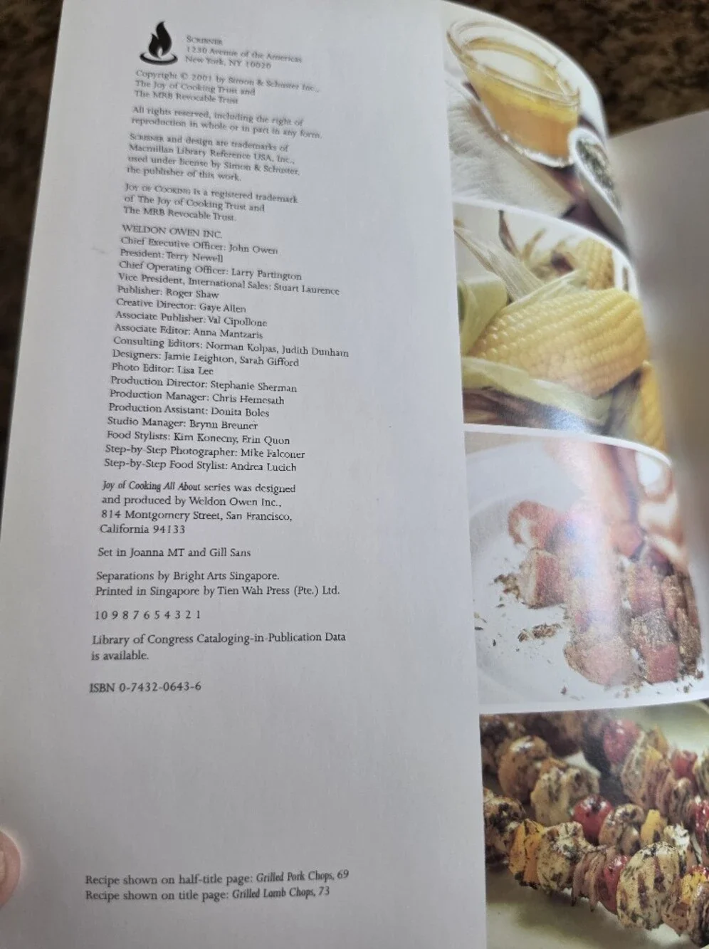 All About Grilling Hardcover Cookbook - Joy of Cooking - Rombauer EUC